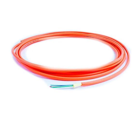 TLC 6 Fiber MM 50um OM4 Distribution Fiber Optic Cable Plenum Magenta 4.8mm OD (per meter)