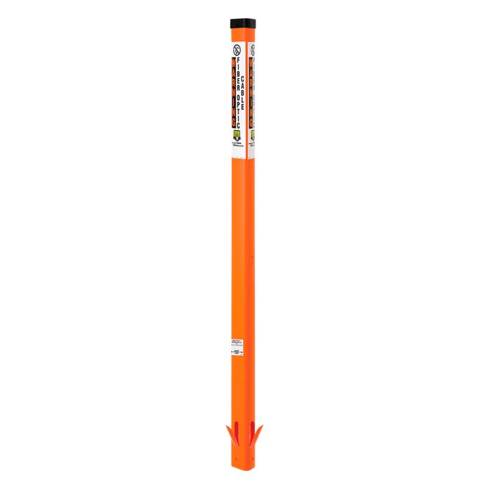 TriView 5-Term Test Station™, 72" Orange Base with Black Cap
