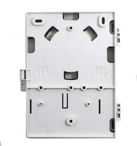 Molex Wall Mount Enclosure Compact 6 Port ST Adapters Singlemode/Multimode White Loaded