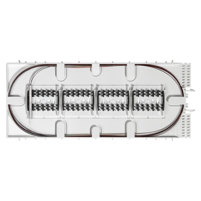 AFL Splice Tray Apex™ X-2 with (4) Splice Modules (36 Single Splices or 144 Ribbon Fiber Splices)