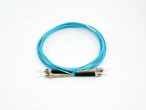 ST-ST duplex OM3 10Gig 50/125µm multimode patch cable/patch cord