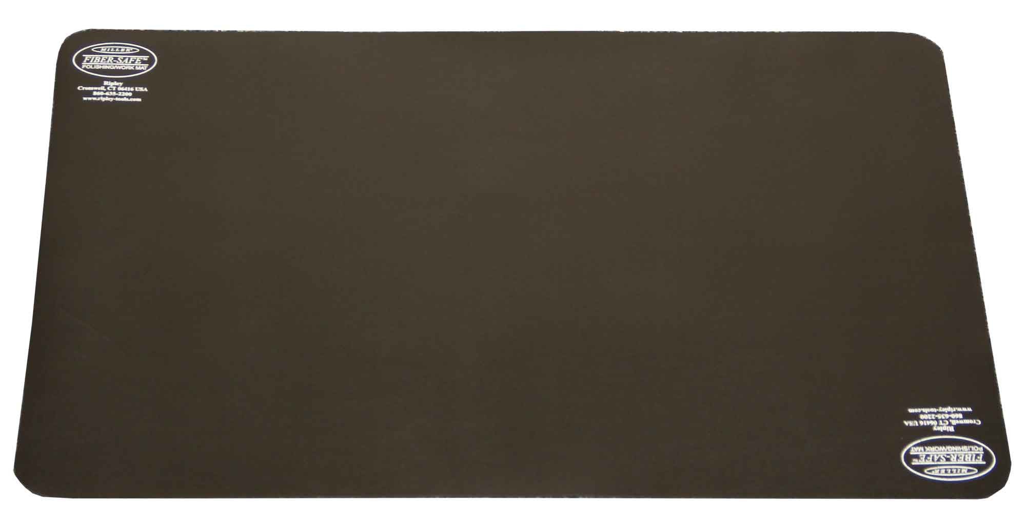 22" x 14" Connectorization Black Working Mat