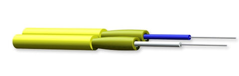 Zipcord Tight-Buffered Cable, Riser, 2 F, 2.8 mm diameter, Single-mode (OS2)
