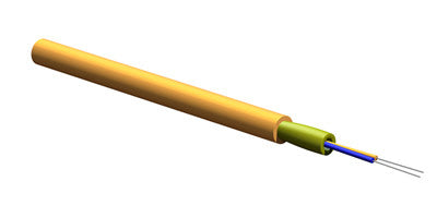 MIC Tight-Buffered Cable, Riser, 2 F, 62.5 µm multimode (OM1)