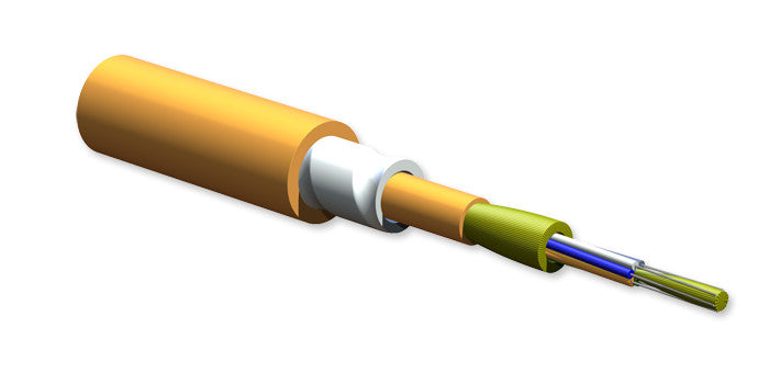 MIC DX Armored Cable, Plenum, 6 F, Standard 50/125 µm multimode (OM2)
