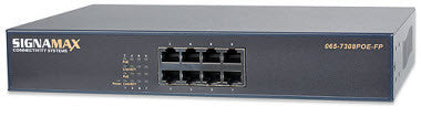 8 Port 10/100 Base T/TX Unmanaged Full Power Switch w/ 8 PoE Ports