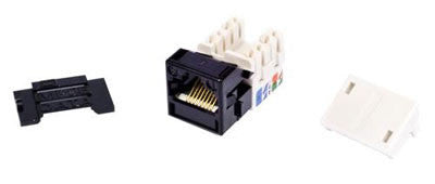 Powersum MPS100E Category 5e U/UTP Information Outlet, black