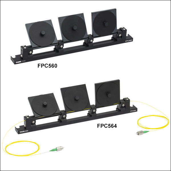 Fiber Polarization Controller, 3 Ø56 mm Paddles, 780HP, FC/APC Connectors