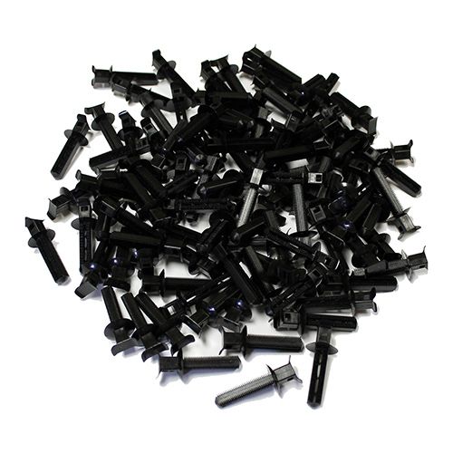 Eclipse Tools 902-569 Cable Tie Anchor Plugs, Black, 100 pcs