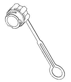 Plug Dust Cap (with Tether) - for AMP Sealed Circular LC ODVA Connector