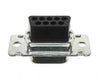 Db9 Female Conn Tin Plated Withground Indents Housing Only, RoHS