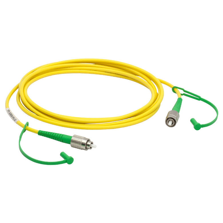 TH-P3-780A-FC-2 - Single Mode Patch Cable, 780 - 970 nm, FC/APC, Ø3 mm Jacket, 2 m Long
