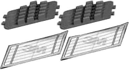 3M 2521-RF Ribbon Fusion Splice Insert - Holds 5 Ribbon Fusion Splice Each - FOSCO (Fiber Optics For Sale Co.) - 2
