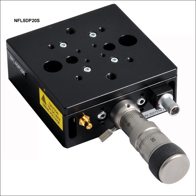 TH-NFL5DP20S-M - NanoFlex™ 5 mm Travel Translation Stage with Diff. Drive and Closed-Loop 20 µm Piezo Actuator, Metric