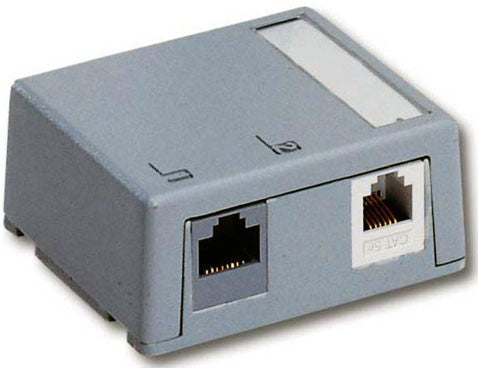 QuickPort Surface Mount Housing 2 Port, Mfr Leviton