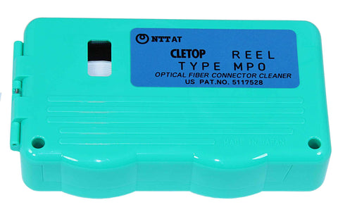 CLETOP Male MT, MTP, MPO Reel Connector Cleaner - White Tape - Male MT, MTP, MPO