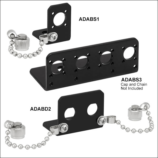 TH-ADABS2 - Dual L-Bracket for Square Flange FC Mating Sleeves