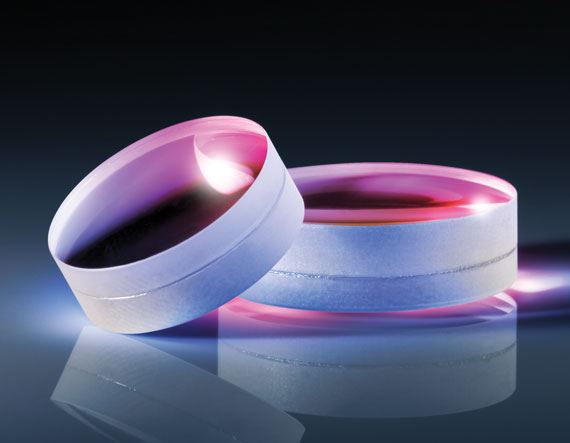 3mm Dia. x 12mm FL, MgF2 Coated, Achromatic Doublet Lens