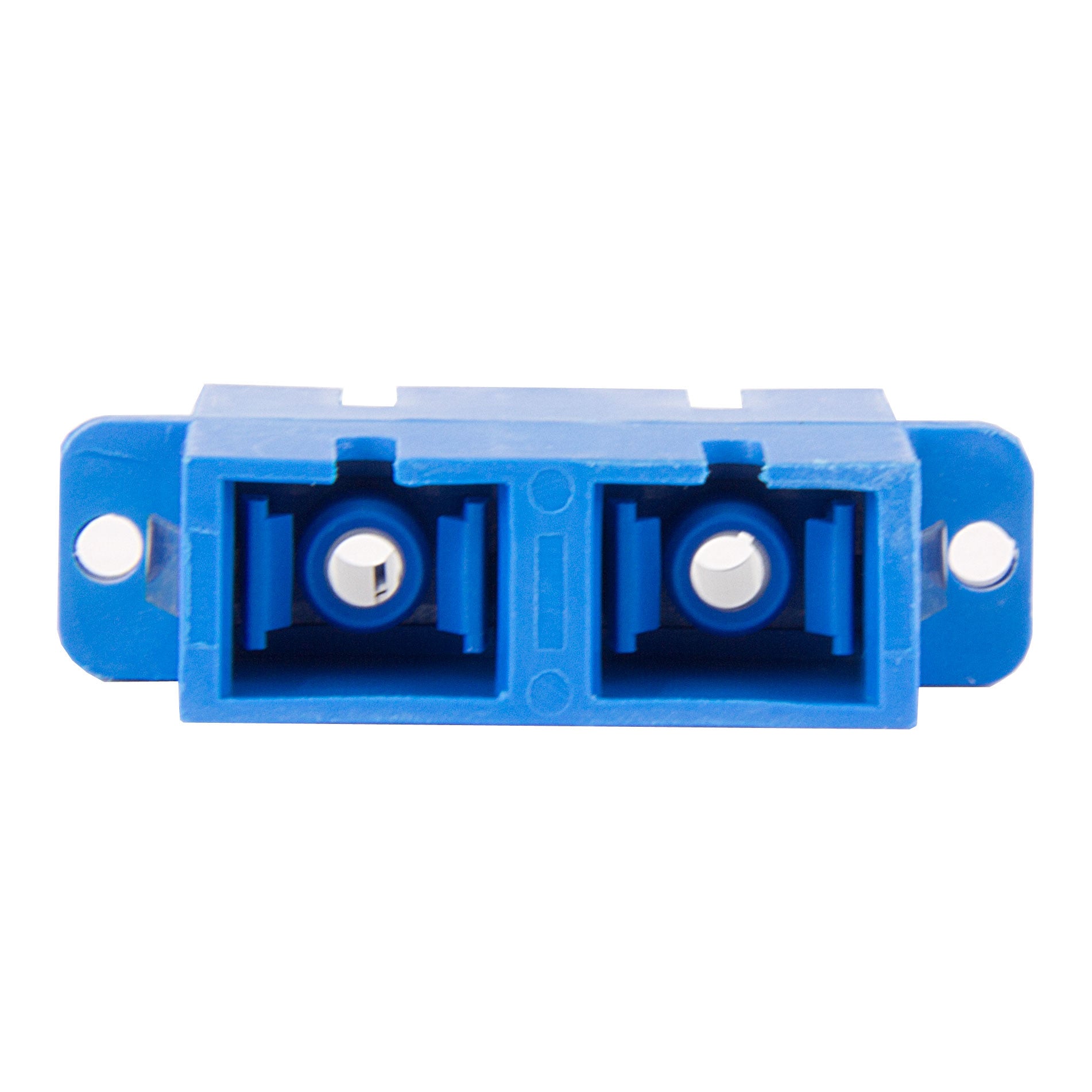 Duplex Single Mode SC Mating Sleeve, Polymer Housing, Zirconia Sleeve, Blue Color, Mfr 3M - FOSCO (Fiber Optics For Sale Co.) - 3