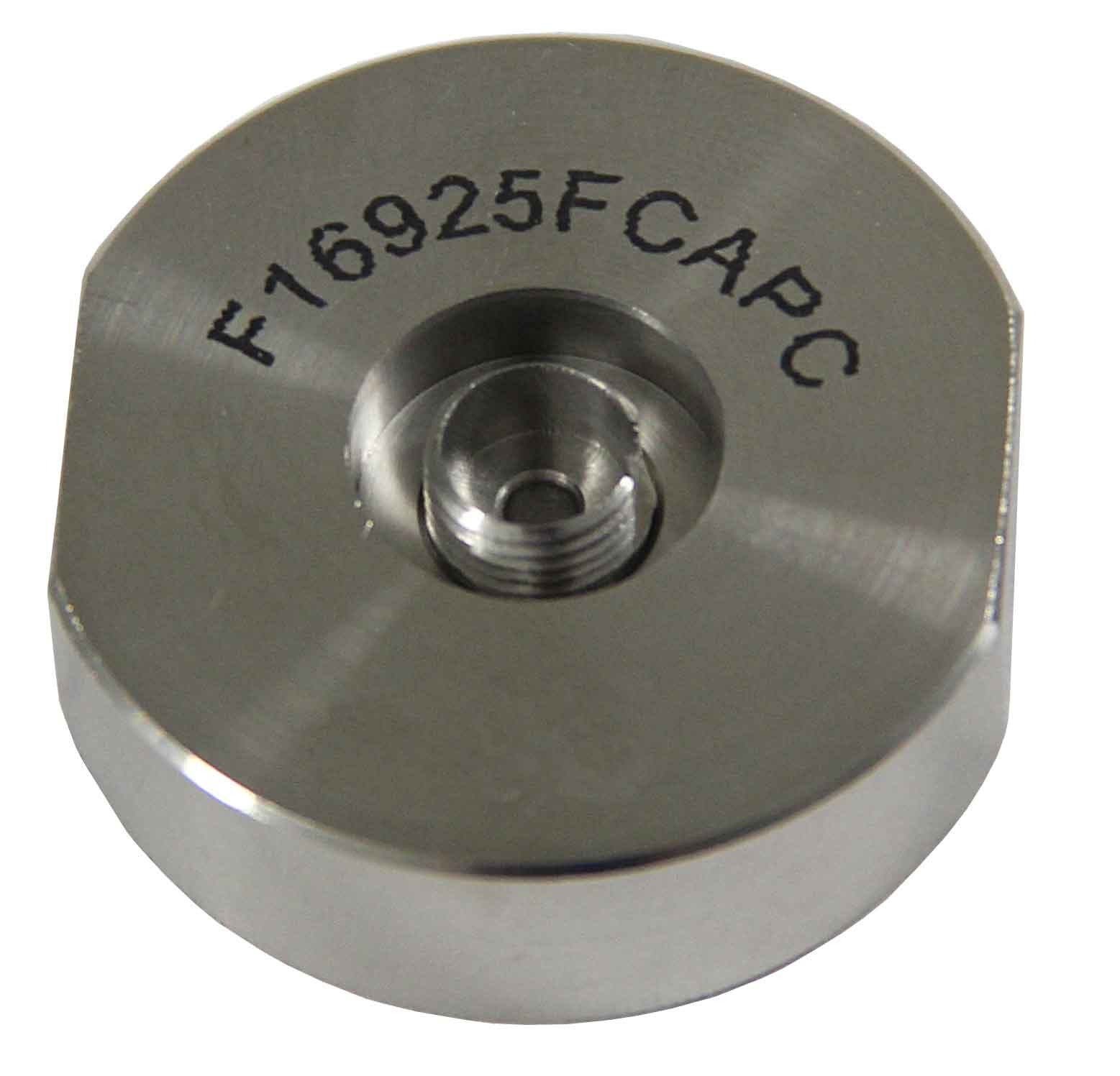 FC/APC Connector Hand Polish Puck - Stainless Steel
