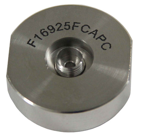 FC/APC Connector Hand Polish Puck - Stainless Steel