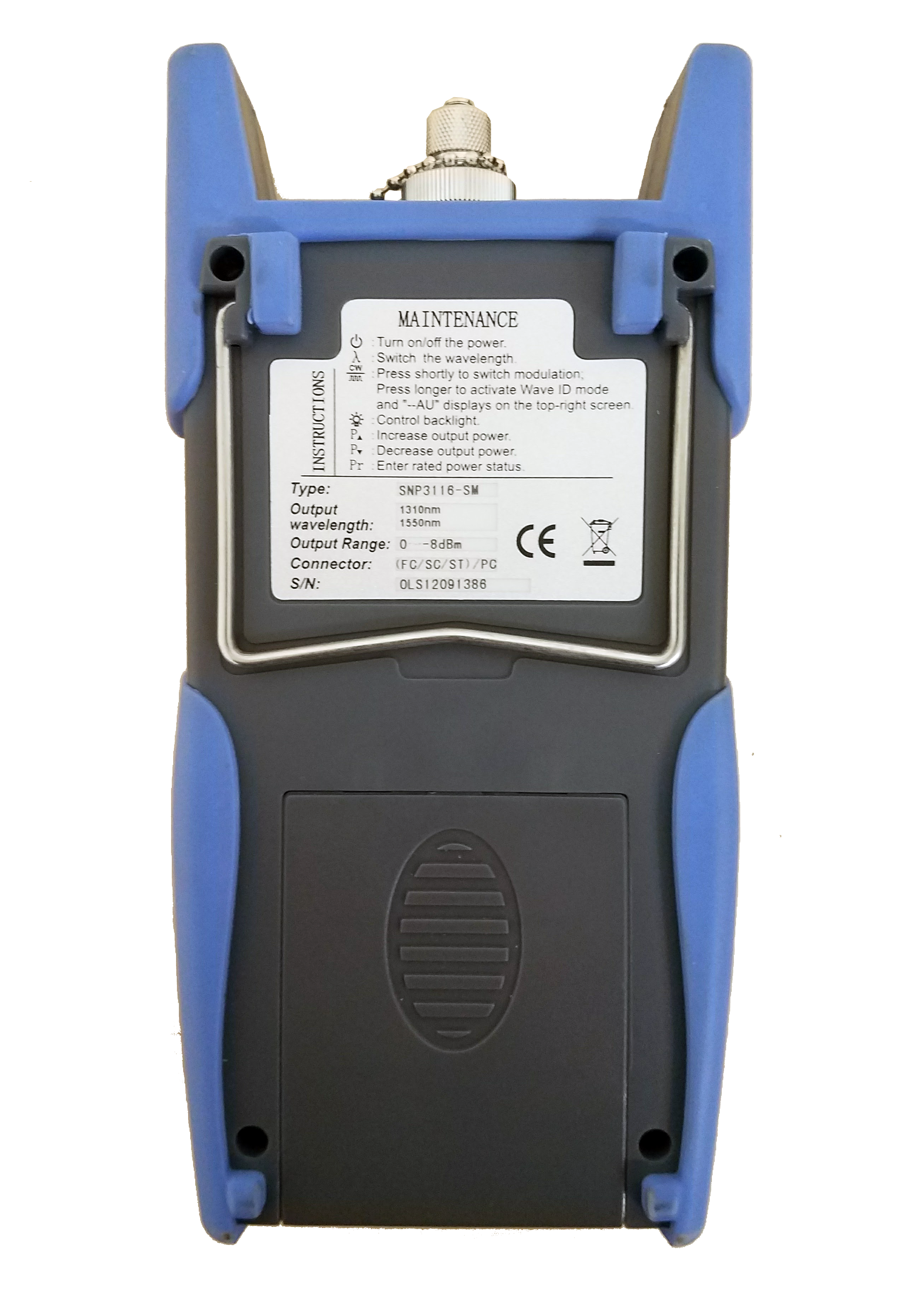 Dual 1310/1550nm Laser Light Source in One Unit with FC Adapter