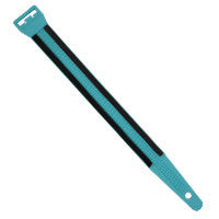 Fiber Optic Cable Tie Wraps Aqua with Foam 6 pack