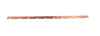DIN-GBAR-10 - all copper grouding/earthing busbar for up to 10 POE-01-DIN protectors common ground connectivity