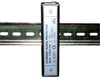 DINRAIL-19 - metal DIN RAIL, 19" long, EN50022/TS35 compatible 35x7.5mm section for POE-01-DIN group installation