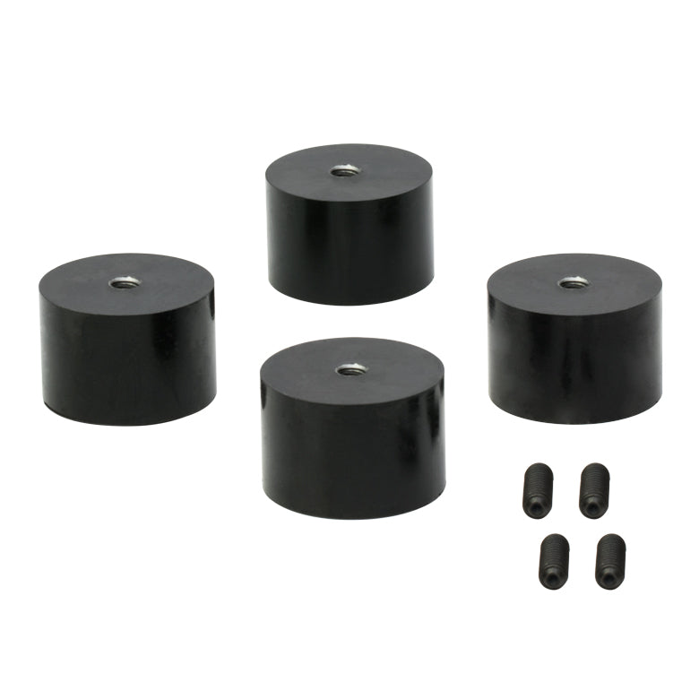 TH-AV5/M - Ø38.1 mm Sorbothane Feet, Internal M6 Mounting Thread, 4 Pieces