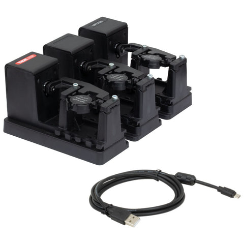 TH-MPC320 - Motorized Fiber Polarization Controller for Ø900 µm Jacket Fiber, 3 Paddles, Ø18 mm