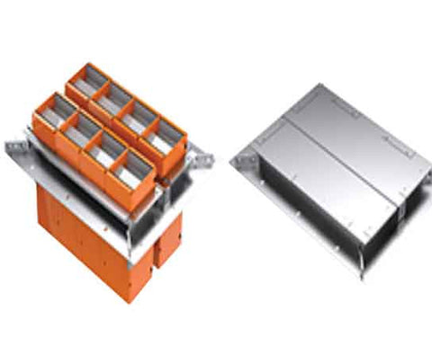 EZ-Path Series 44+ fire-rated multi-bank floor grid kit