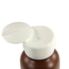 Menda Brown plastic Alcohol Bottle with Lasting-Touch pump and White Lid, 8 oz. - FOSCO (Fiber Optics For Sale Co.) - 2