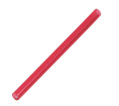 Dia. 3.0mm x 60mm(L) Steel Member Fusion Splice Sleeve - Pack of 50 pcs - Red Color