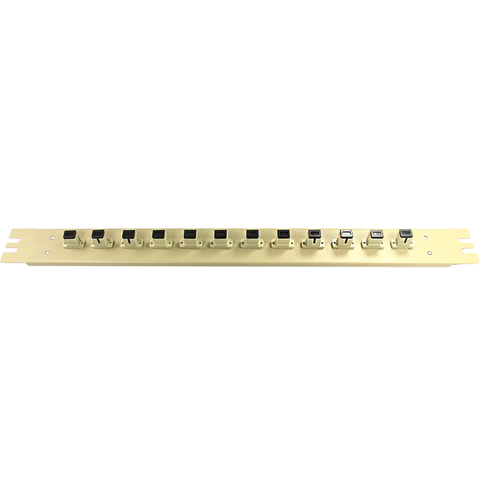 Loaded 19" Fiber Optic Patch Panel with SC Adapters (Multimode) - FOSCO (Fiber Optics For Sale Co.) - 2