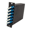 24-fiber MTP Cassette, 9/125?æm Single Mode Fiber, 2 rear MTP/female Port, 6 LC Quad Ports Front - FOSCO (Fiber Optics For Sale Co.) - 2