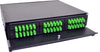 2RU Rack Mount Patch Housing - Single Sliding Tray, Holds 6 Adapter Panels