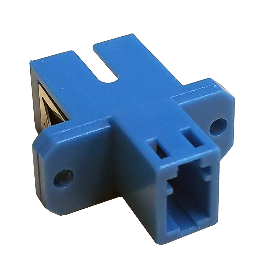 SC-LC (Female to Female) Adapter, Polymer Housing, Zirconia Sleeve