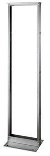 19" Standard Series Relay Racks - 84" Overall Height, 45 Space, Polished Aluminum Finish
