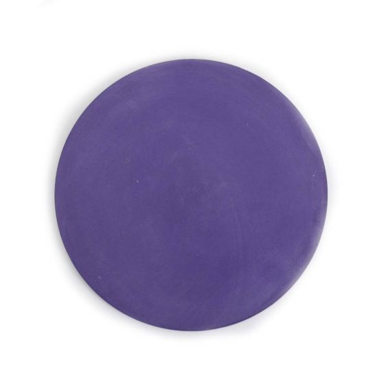 5" Dia. Disc Rubber Polishing Pad - 70 Durometer Hardness - Purple Color