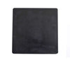 6" x 6" Square Sheet Rubber Polishing Pad - 90 Durometer Hardness - Black Color