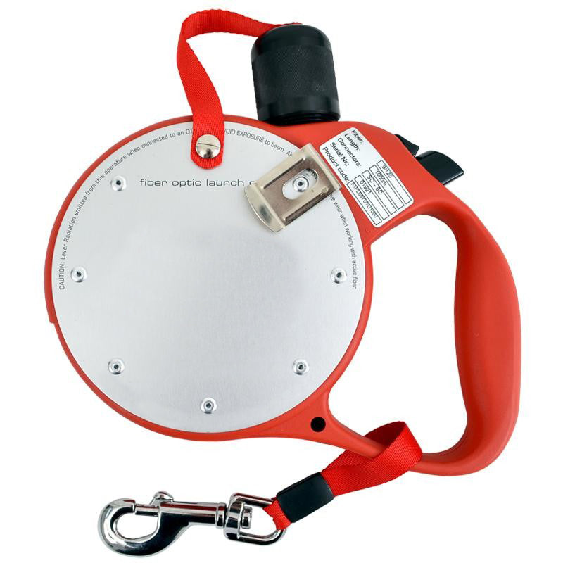 Full Size FiberLaunch Pulse Supressor 9/125μm Single Mode Fiber, SC/UPC to LC/UPC, 1000 meters (Launch Cable)