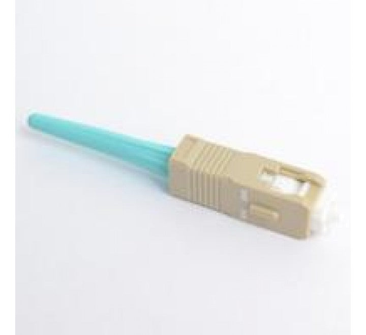 Armordillo SC Multimode 50μm OM3 Splice-On Connector (SOC) 3mm Boot Aqua - Blister Pk of 10