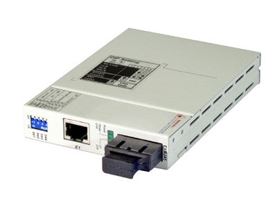 T1 RJ45 100ohm to single-mode 1310nm fiber optic media converter (T1 modem), 15Km