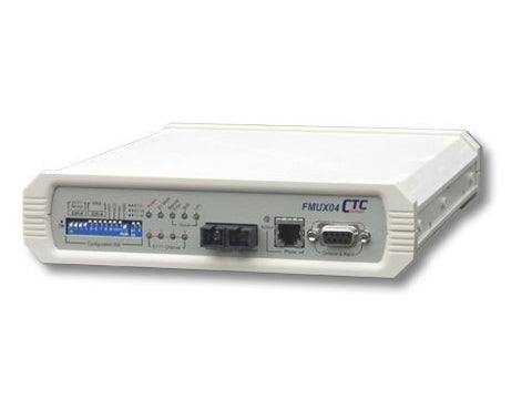 Low cost 4 E1/ T1 Fiber Optic Multiplexer - DC powered