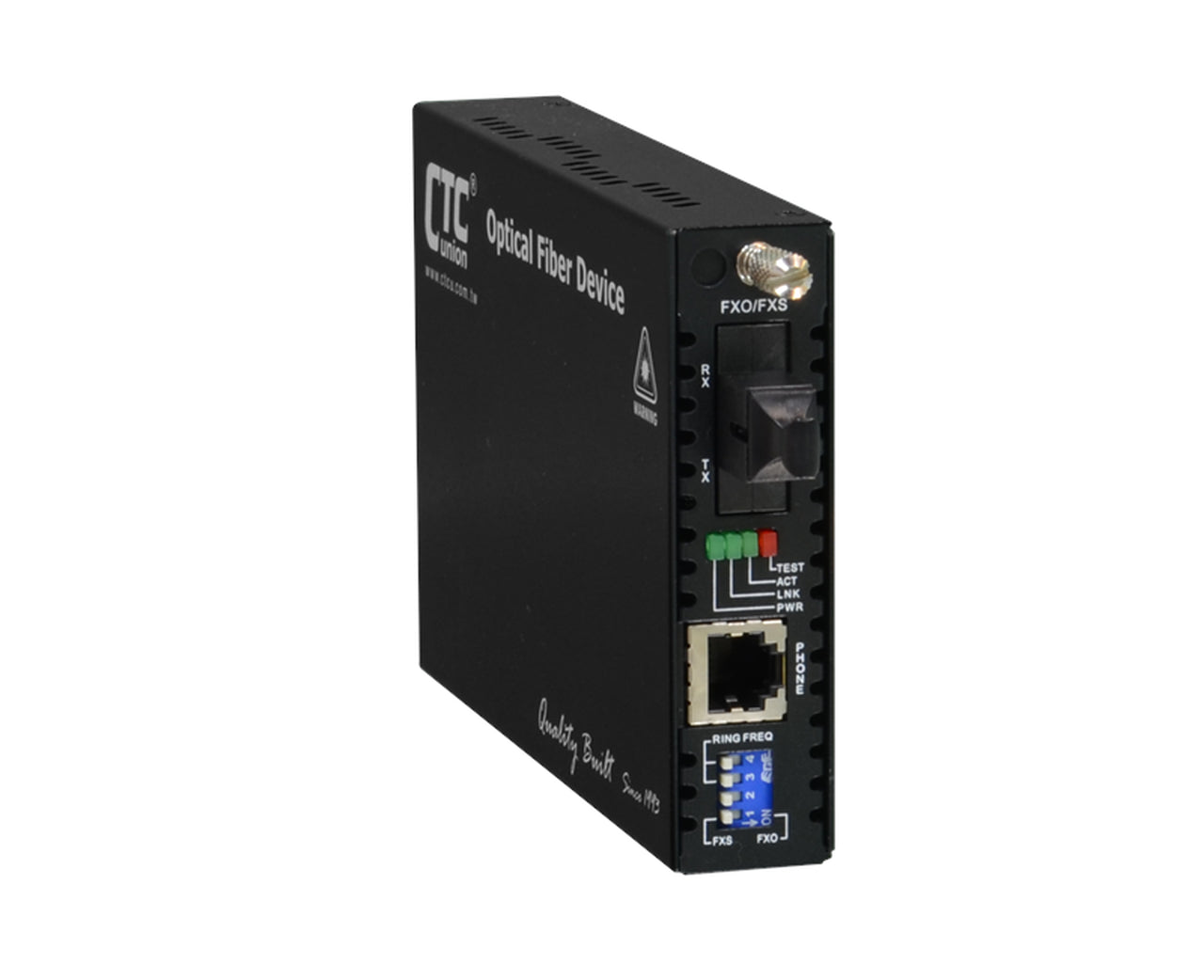 FRM220-FXO-FXS-SC02A POTS (RJ11) over multimode single strand fiber converter, telephone line extender, SC 2Km, A type