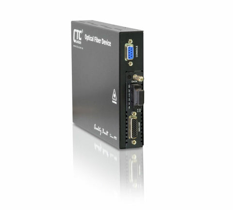 FRM220-X21530449-SC002 - X.21, RS-530 or RS-449 synchronous serial interface to fiber media converter, multimode fiber 2Km reach