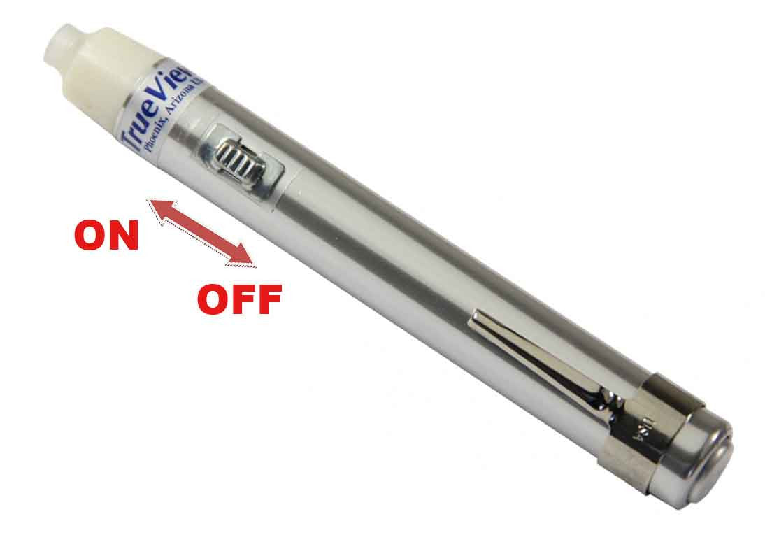 Pocket Source LAN Continuity Tester designed to fit a duplex LC connector