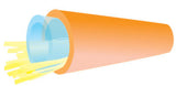 3.00mm Furcation Tube - Orange Color - Accepts 250µm Tight Buffer Fiber