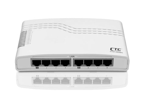 GSW-2008MS - Gigabit Ethernet 8 copper + 2 SFP ports, L2 web-smart managed switch, FTTH applications